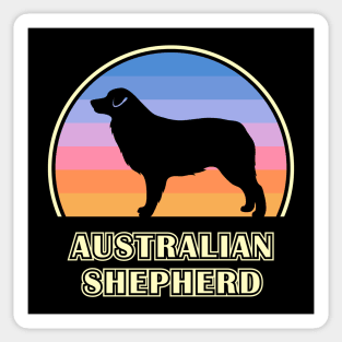 Australian Shepherd Vintage Sunset Dog Sticker